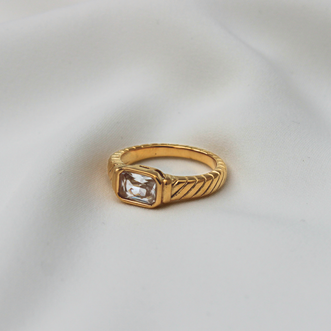 Square Halo Ring
