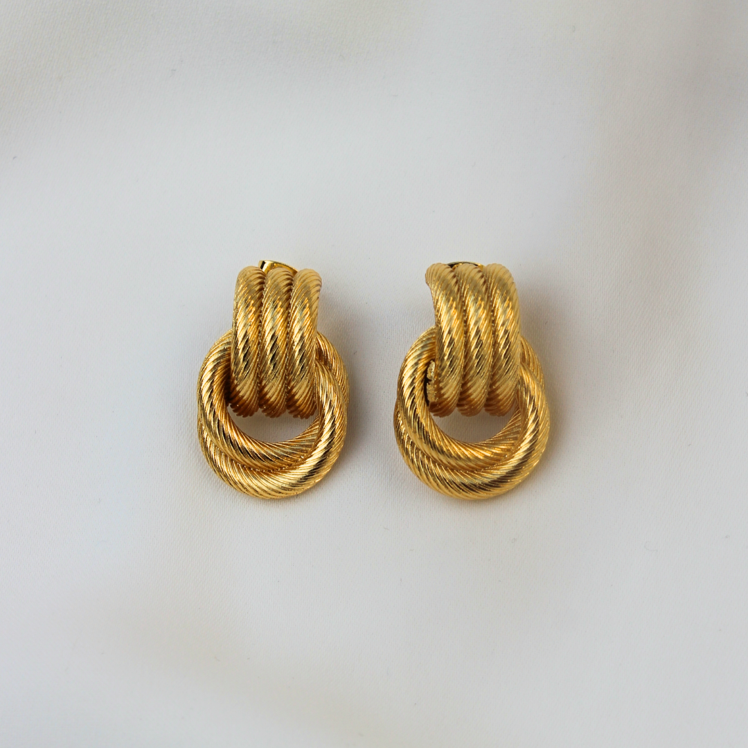 Textured Knot Studs