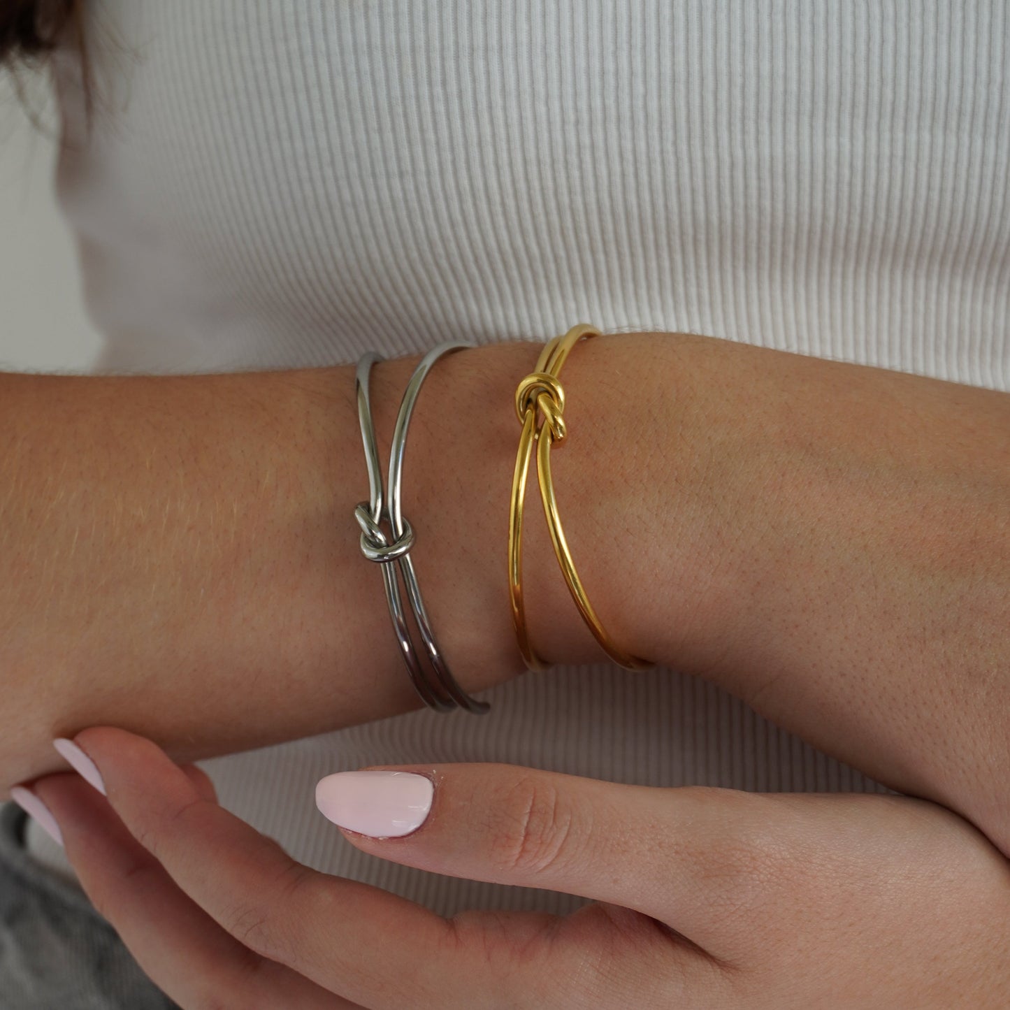 Knot Cuff Silver