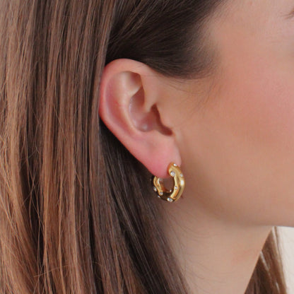 Chunky Shimmering Hoops