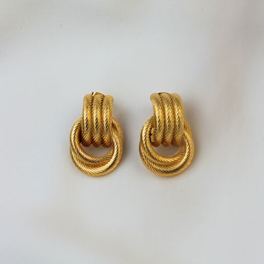 Textured Knot Studs