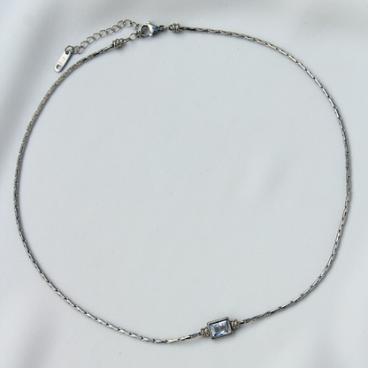 Stone Pendant Silver