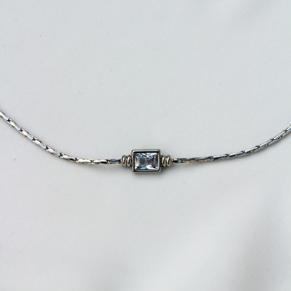 Stone Pendant Silver
