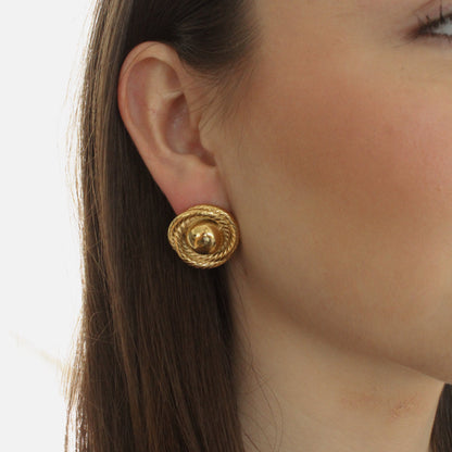 Chunky Circle Earrings