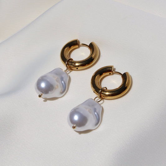 Pearl Hoops