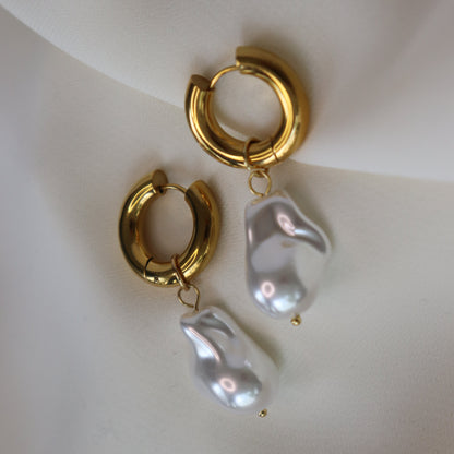 Pearl Hoops